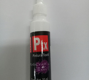 PINTURA TEXTIL 30ml BLANCA RODIN