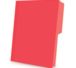 FOLDER CARTA ROJO