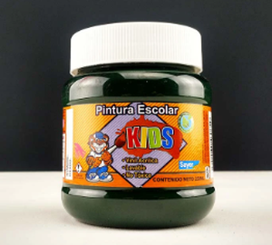 PINTURA ESCOLAR KIDS 250ML VERDE OLIVO SAYER