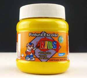 PINTURA ESCOLAR KIDS AMARILLO 250ml SAYER