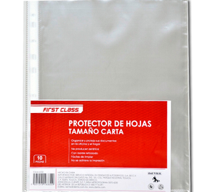 PROTECTOR HOJA CARTA FIRST CLASS DIETRIX