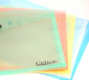 FOLDER CARTA BROCHE PLASTICO TRANSPARENTE CELICA