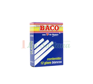 GIS COMPRIMIDO BLANCO BACO C/12