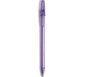 BOLIGRAFO 1.2mm CRISTAL FASHION MORADO BIC