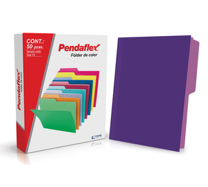 FOLDER T/CARTA VIOLETA PENDAFLEX