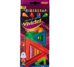 COLORES TRIANGULARES 12 pz VIVIDEL VINCI