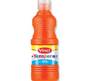 PINTURA TEMPERA NARANJA 473ml VINCI