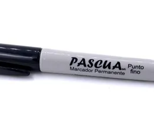 MARCADOR PERMANENTE FINO NEGRO PASCUA