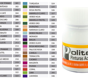 PINTURA ACRILICA 318 AMARILLO MEDIO 20ml RODIN