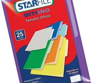 FOLDER OFICIO MORADO BITONO STARFILE