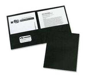 FOLDER LAMINADO NEGRO AVERY