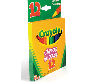 COLORES CRAYOLA 12pz CORTOS