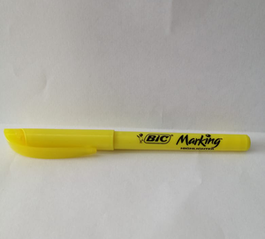 MARCATEXTO DELGADO AMARILLO BRITE LINER BIC