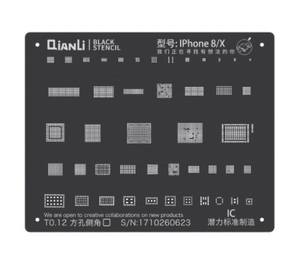 ESTENCIL QIANLI 3D LASER CUT IPHONE 8/X