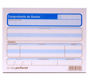 COMPROBANTE GASTOS IRASA 2053