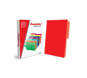 FOLDER ROJO PENDAFLEX C/50 T/O