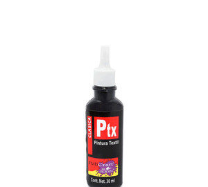 PINTURA TEXTIL NEGRO 30ml #625 RODIN