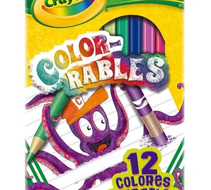 LÁPICES DE COLOR BORRABLES CON SACAPUNTAS 12 PZ CRAYOLA