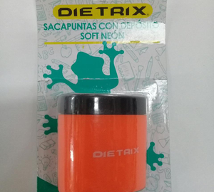 SACAPUNTA PLASTICO DEPOSITO SOFT NEON DIETRIX