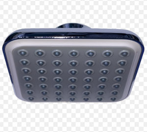 REGADERA CUADRADA 4" CROMADA SP-50039 SOLVEX