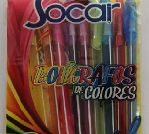 BOLIGRAFO  COLOR 10 PIEZAS JOCAR