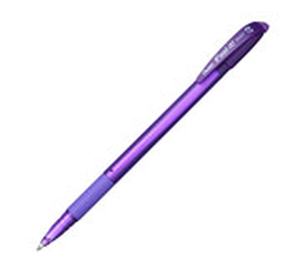 BOLIGRAFO F108 TINTA NEGRA PASTEL VIOLETA