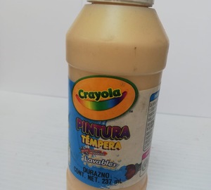 PINTURA TEMPERA 237ml DURAZNO CRAYOLA