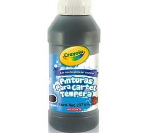 PINTURA TEMPERA 237ML CRAYOLA NEGRO