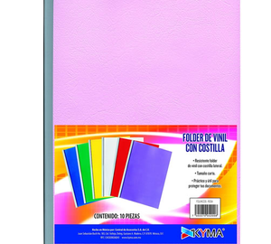 FOLDER COSTILLA CARTA ROSA KYMA