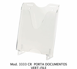 CHAROLA VERTICAL TRANSPARENTE VERT-FILE SABLON