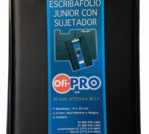 ESCRIBAFOLIO CARTA SUJETADOR NEGRO OFI-PRO