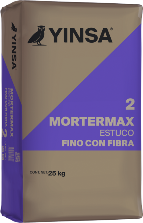 ESTUCO P/ENJARRE FINO C/FIBRA BLANCO (25 GK) (SACO MORADO)