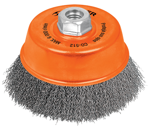 CARDA DE COPA 5″ X 5/8″ (LISA) TRUPER (CO-512) 11535