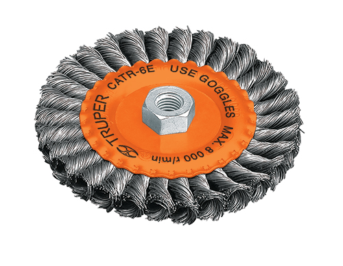 CARDA TRENZADA CIRCULAR 5/8″ X 6″ TRUPER (CATR-6E) 11597