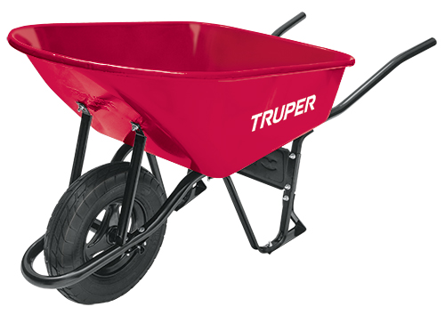 CARRETILLA TRUPER SUPER HONDA ROJA 100 LTS. (CAT-60ND)