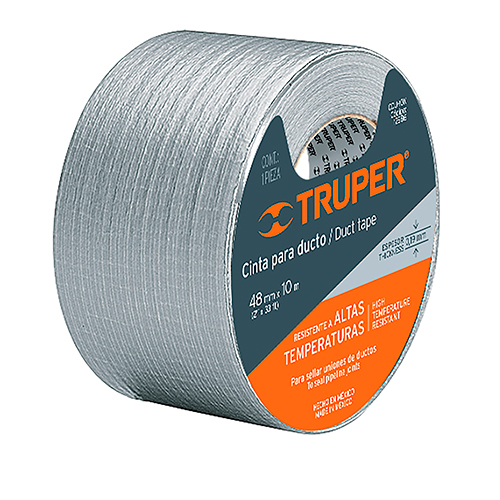 TAPE GRIS TRUPER 10 MTS. DE POLIETILENO (CDU-10X)