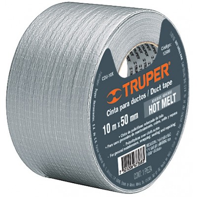 TAPE GRIS TRUPER 30 MTS. DE POLIETILENO (CDU-30X)