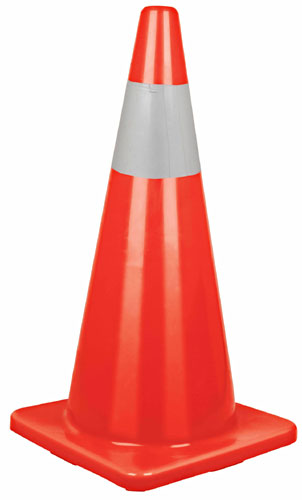 CONO VIAL NARANJA DE 70 CMS TRUPER (CONO-70R) 13123
