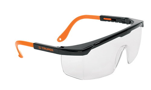 LENTES DE SEGURIDAD AJUSTABLES CLASSIC TRANSPARENTE TRUPER (LEN-2000)