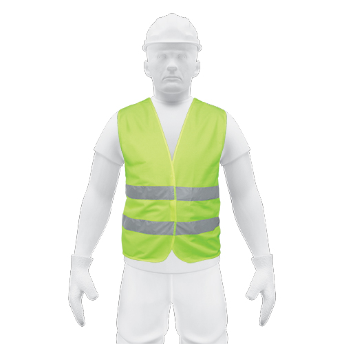 CHALECO SEGURIDAD DE TELA VERDE TRUPER (CHS-500V) 14425