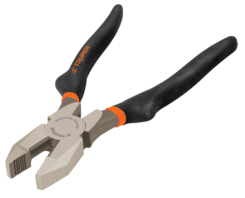 PINZA DE ELECTRICISTA PROFESIONAL 8″ TRUPER (T201-8) 17304