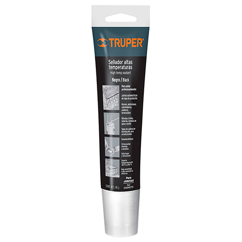 SILICON NEGRO ALTAS TEMPERATURAS 85 GRS. TRUPER (ALTE-N) 17567