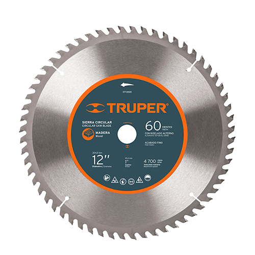 SIERRA CIRCULAR TRUPER 12″ 60 DIENTES DE TUNG(ST-1260E) 18312