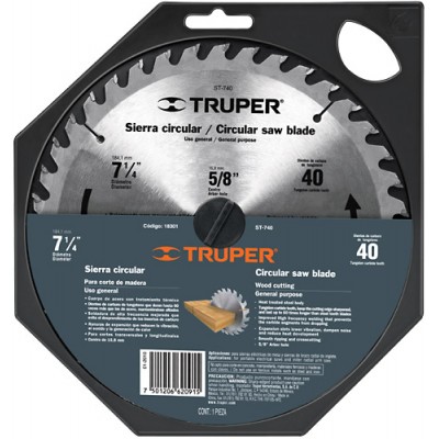 SIERRA CIRCULAR TRUPER 7 1/4″ 30 DIENTES DE TUNG (ST-730) 18318