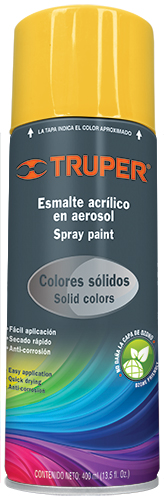 PINTURA EN AEROSOL AMARILLO COLONIAL TRUPER (PA-AM)