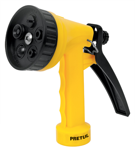 PISTOLA P/MANGUERA DE AGUA PLAST. (5 T.D.) PRETUL (PIM-55P)