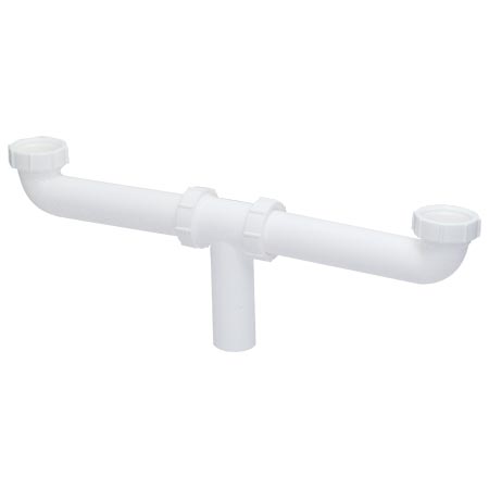 DESAGUE DOBLE CENTRAL P/SINK PVC 1 1/2″ EZ-FLO (35393) C/25