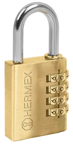 CANDADO DE COMBINACION 40 MM HERMEX (CL-40C) 43348