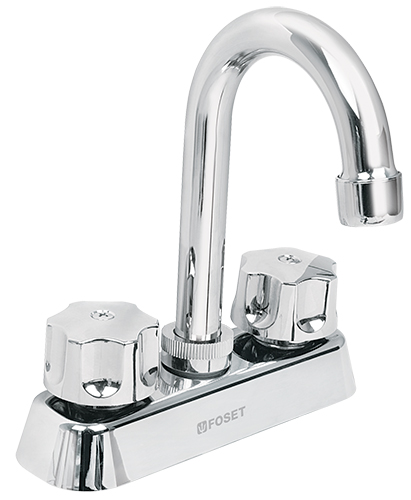 MEZCLADORA LAVABO FOSET BASIC PLASTICO CUELLO ALTO (MP-060) 49288