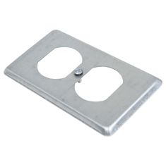 L. STANDARD PLACA P/CONTACTO DOBLE METALICA USA 4X2